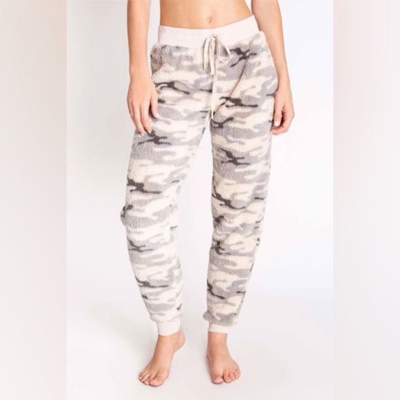 PJ Salvage Fleece Camo Lounge Joggers Pants Size S Small NWT - Picture 7 of 8